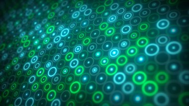 Çember biçimli teknoloji dijital soyut arkaplan, 3D görüntüleme