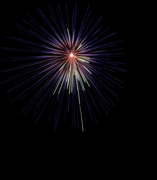 Negyedik július tűzijáték Jogdíjmentes Stock Fotók