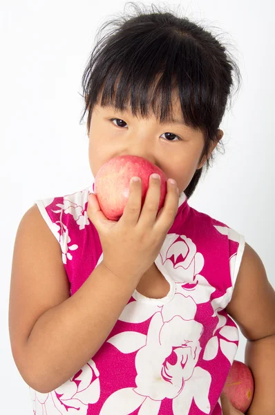 Niña comer — Foto de Stock