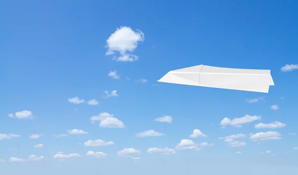Samolot papierowy — Zdjęcie stockowe