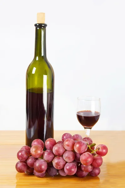 Vino e bicchiere — Foto Stock