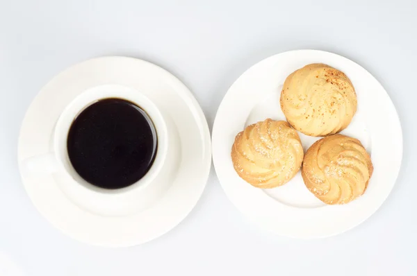 Biscoitos café — Fotografia de Stock