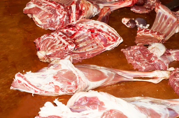 Färskt fårkött — Stockfoto