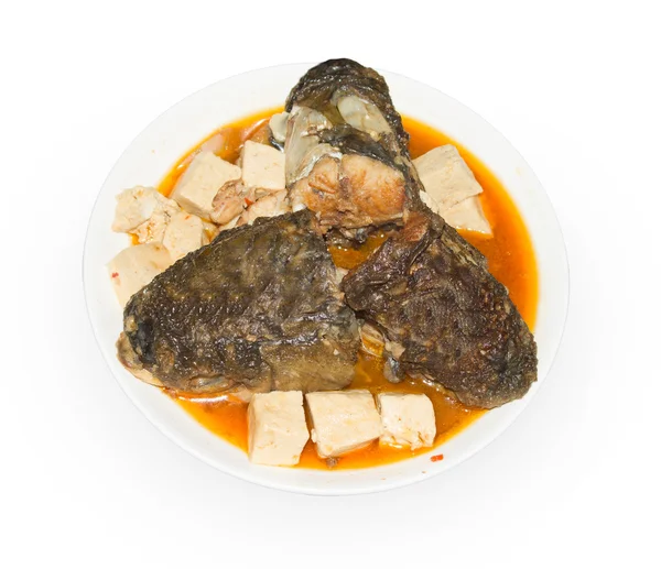 Fish stew tofu — Stock Photo, Image