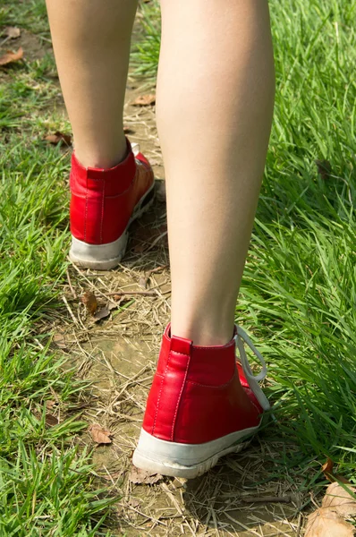 Correr las piernas — Foto de Stock