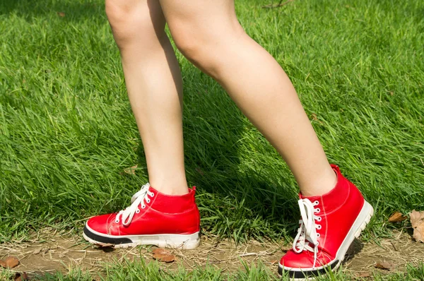 Correr las piernas — Foto de Stock