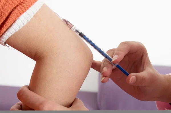 Close-up vaccinatie — Stockfoto
