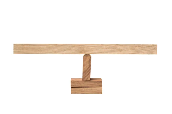 Wooden balance — Stock Photo, Image