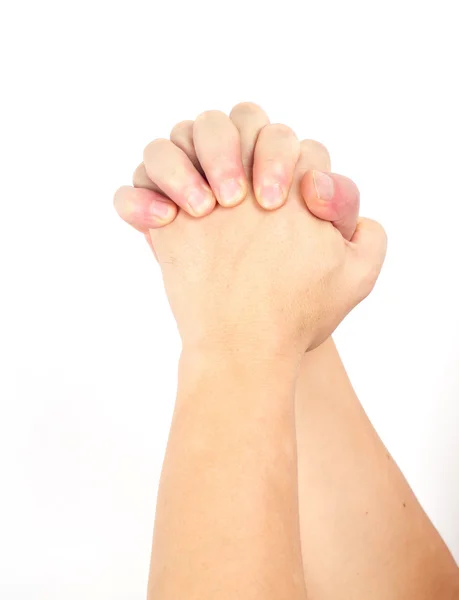 Be händer — Stockfoto