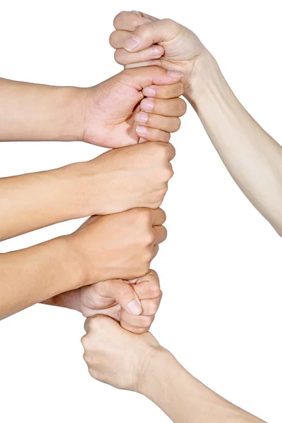 Fist team — Stock Photo, Image