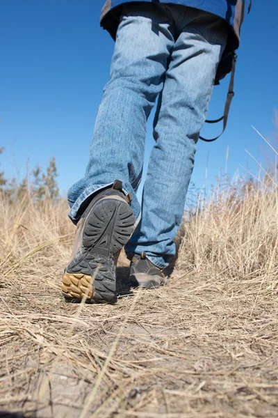 Closeup of movement of people — Stock Photo, Image