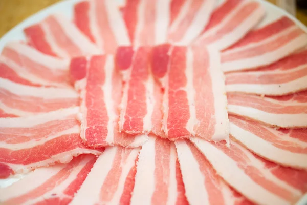 Close-up beef slices — Stock Photo, Image