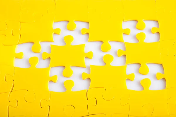 Jigsaw puzzle missing — Stock Photo, Image