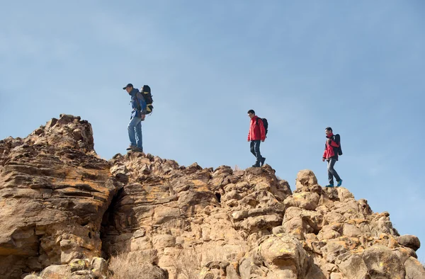 Escalade d'une montagne . — Photo