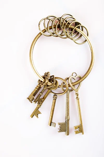 Retro klucze — Zdjęcie stockowe