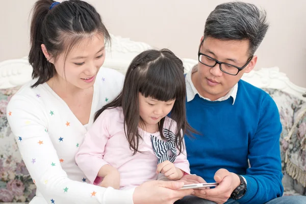 Family of three — Stock Photo, Image