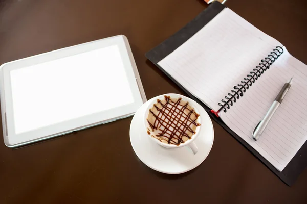 Kávé asztal felülete — Stock Fotó