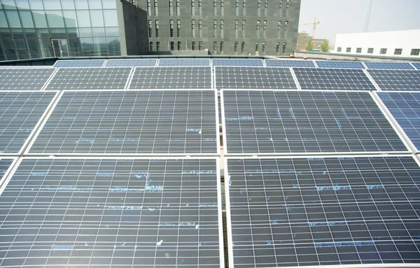 Old solar panels — Stock Photo, Image