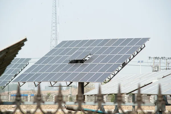 Impianto fotovoltaico — Foto Stock