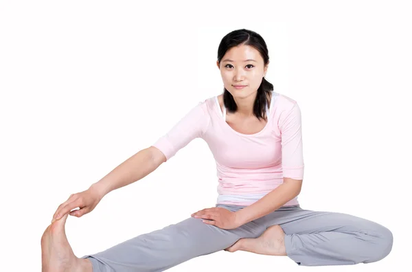 Deporte mujer aislado — Foto de Stock