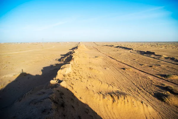 Remains of the Great Wall from the Ming Dynasty and Qin and Han dynasties