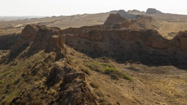 Ming Hanedanı 'nın kalıntıları. Çin 'in Ningxia eyaletinde..