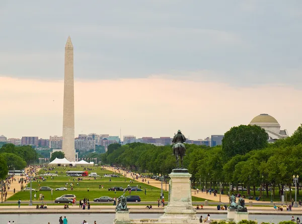 The Washington Monument as seen from the US Capital Building — Stock Photo, Image