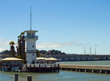 pier 39 yılında san francisco Kaliforniya ABD Deniz fenerinde
