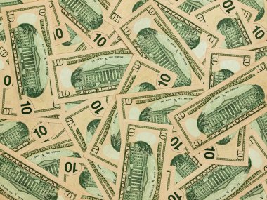 Bize on dolar bill arka plan