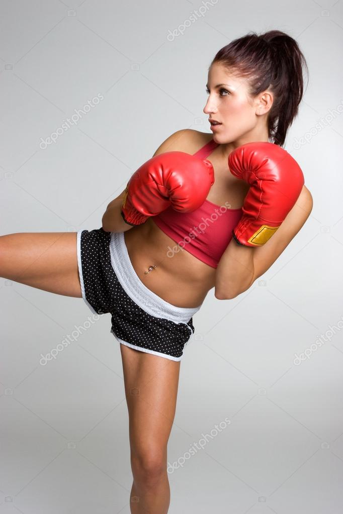 Kick boxing not man not woman hi-res stock photography and images