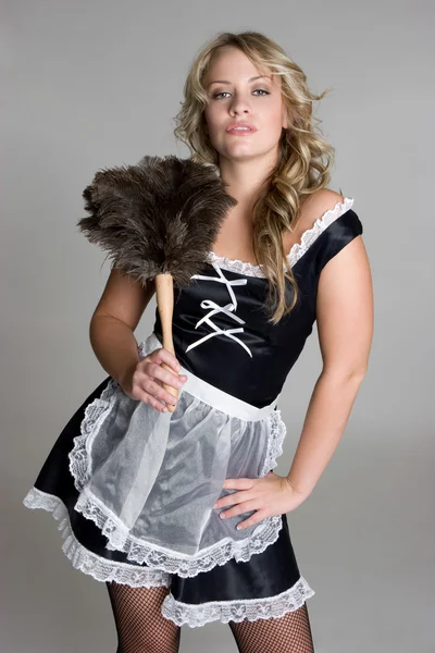 Blond French Maid — Stock Photo, Image