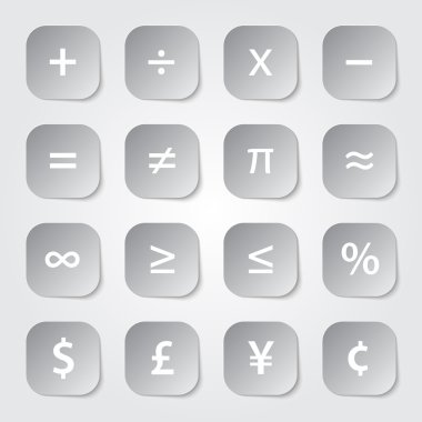Math Financial Symbols