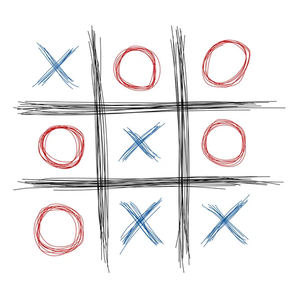 Tic tac toe — Stockvektor