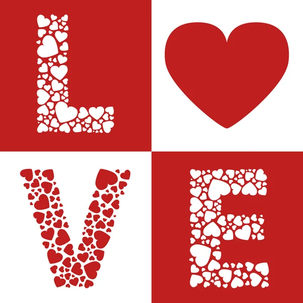 Love Hearts — Stock Vector