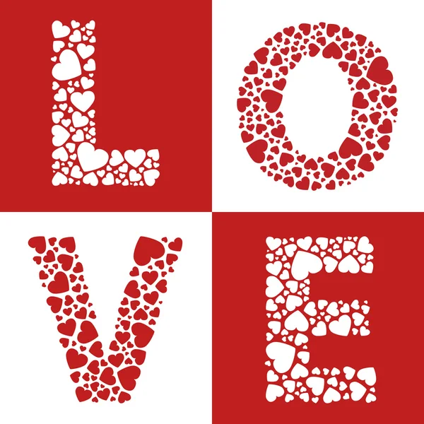 Love Hearts — Stock Vector