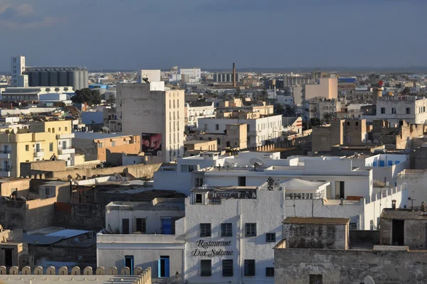 Üstten Görünüm Sousse. Tunus. — Stok fotoğraf