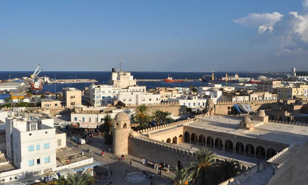 Widok z góry z sousse. Tunezja. — Zdjęcie stockowe