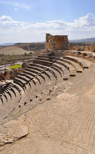 Teatr. Dougga — Zdjęcie stockowe