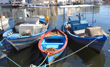 bizerte denizde. Tunus.