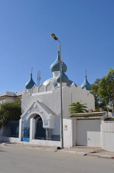 Ruská církev v bizerta. Tunis. — Stock fotografie