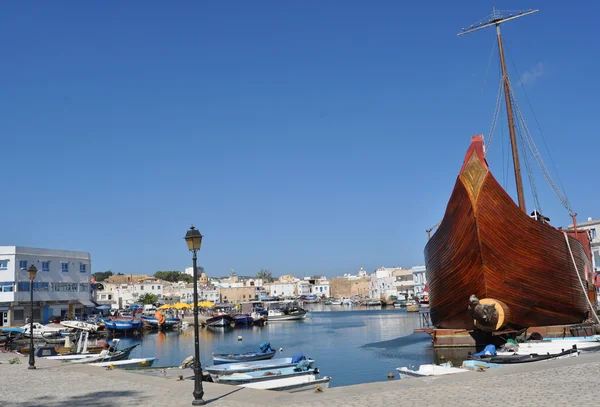 Bizerte-tenger. Tunisz. — Stock Fotó