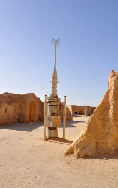 Paisaje y escenario para "Star Wars". El desierto del Sahara. Túnez. . — Foto de Stock