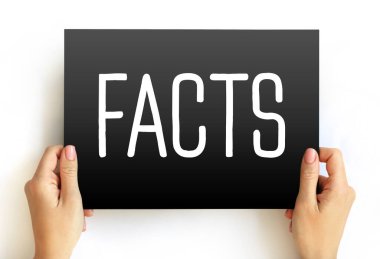 Karttaki FACTS metni, kavram arka planı