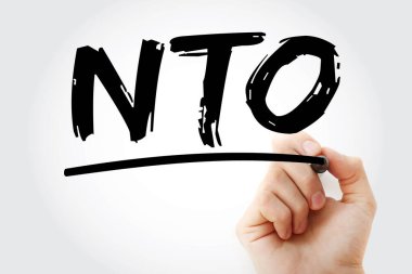 NTO - İşaretleyici, iş konsepti geçmişi olan sahibine bildirim