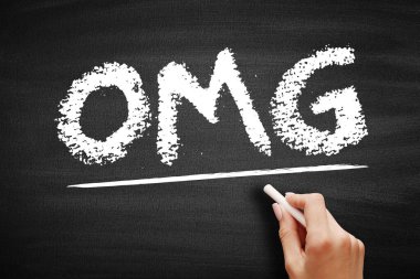 Aman Tanrım, kısaltma, tahtanın arkasındaki kavram.