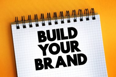 Not defterine Marka metnini oluştur, konsept arkaplan