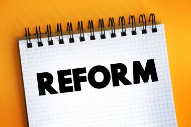 Reform - notlarda neyin yanlış, yozlaşmış, yetersiz, metin kavramının iyileştirilmesi veya değiştirilmesi