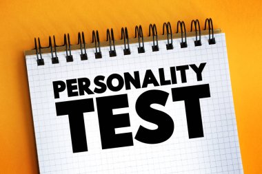 Not defterindeki kişilik testi metni, konsept arkaplan