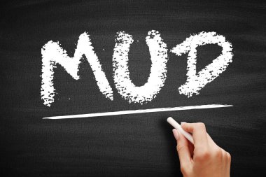 MUD Çoklu Kullanıcı Zindanı - çok oyunculu gerçek zamanlı sanal dünya, genellikle yazı tabanlı veya resimli, karatahta kısaltılmış metin