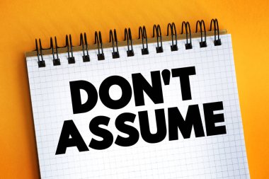 Not defterindeki metni varsayma, kavram arkaplanı